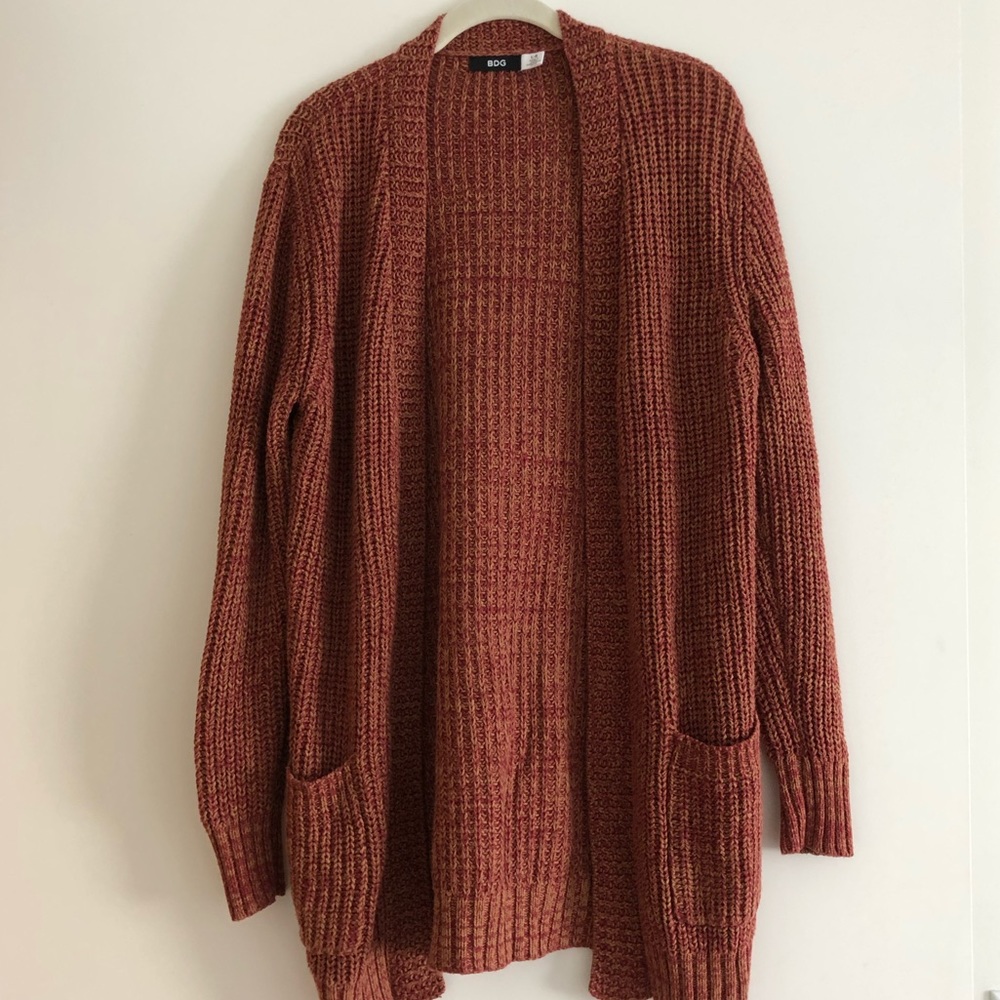 BDG (Urban Outfitters) Cardigan, Burnt Orange